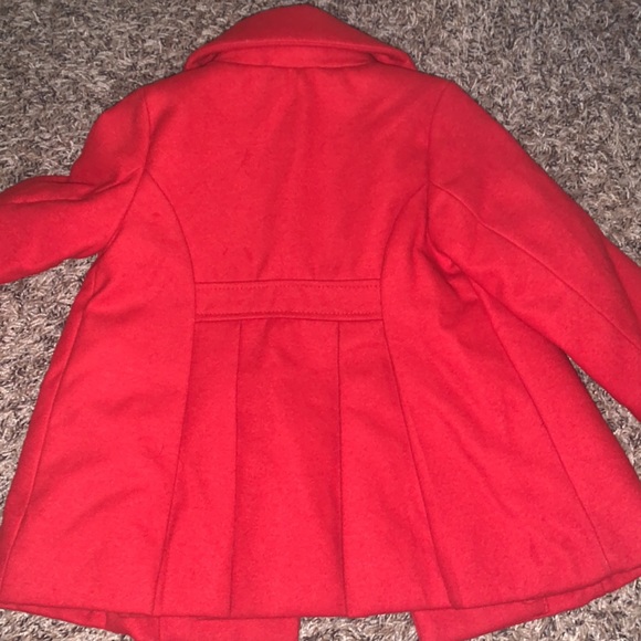 Beautiful red size 4t Old Navy pea coat - Picture 3 of 5